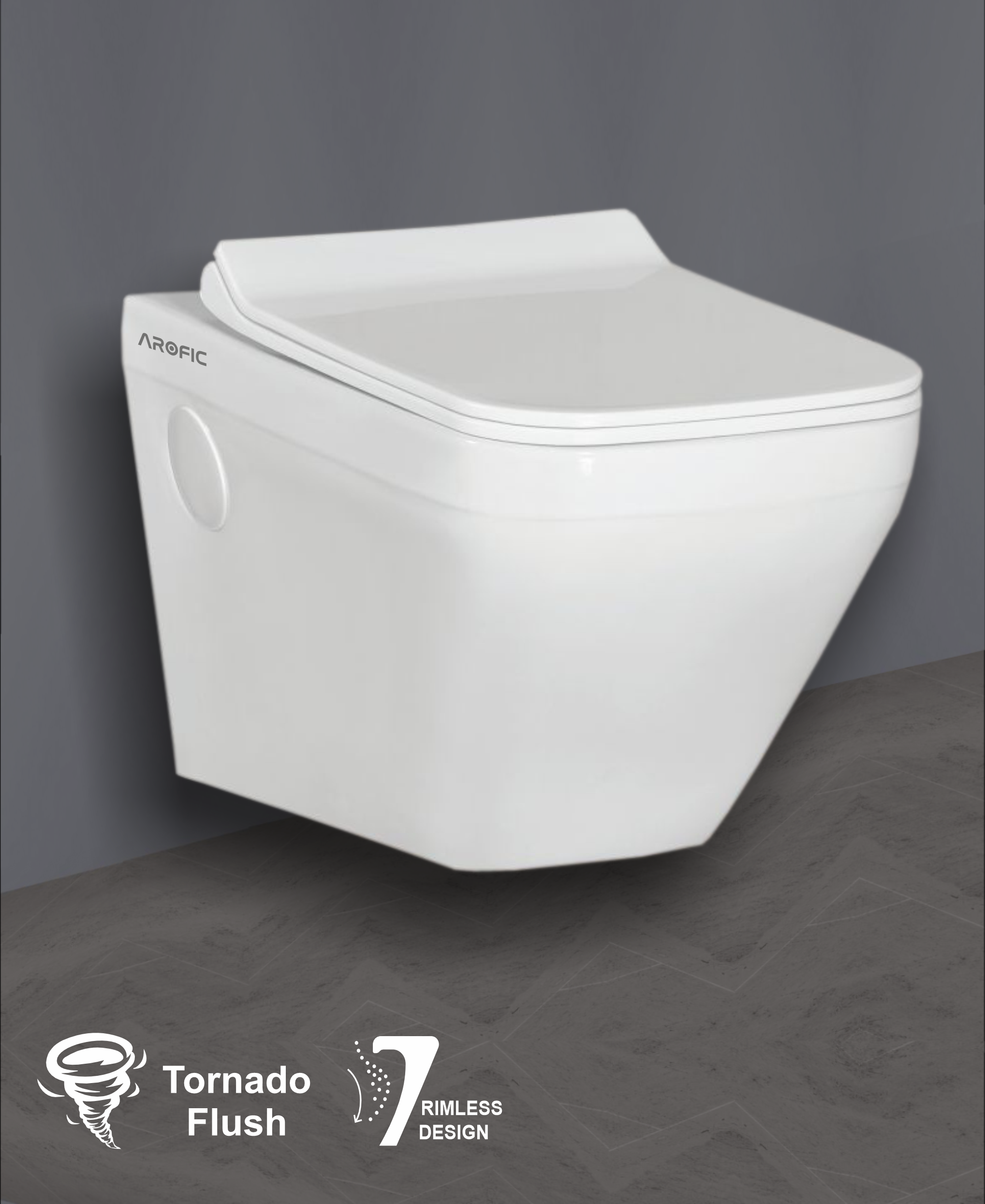 DREAM Wall Hung Closet – Rimless Design