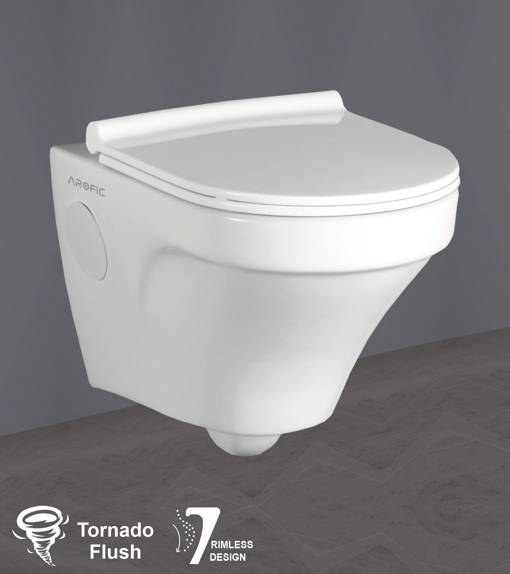 NEON Wall Hung Closet – Rimless Design