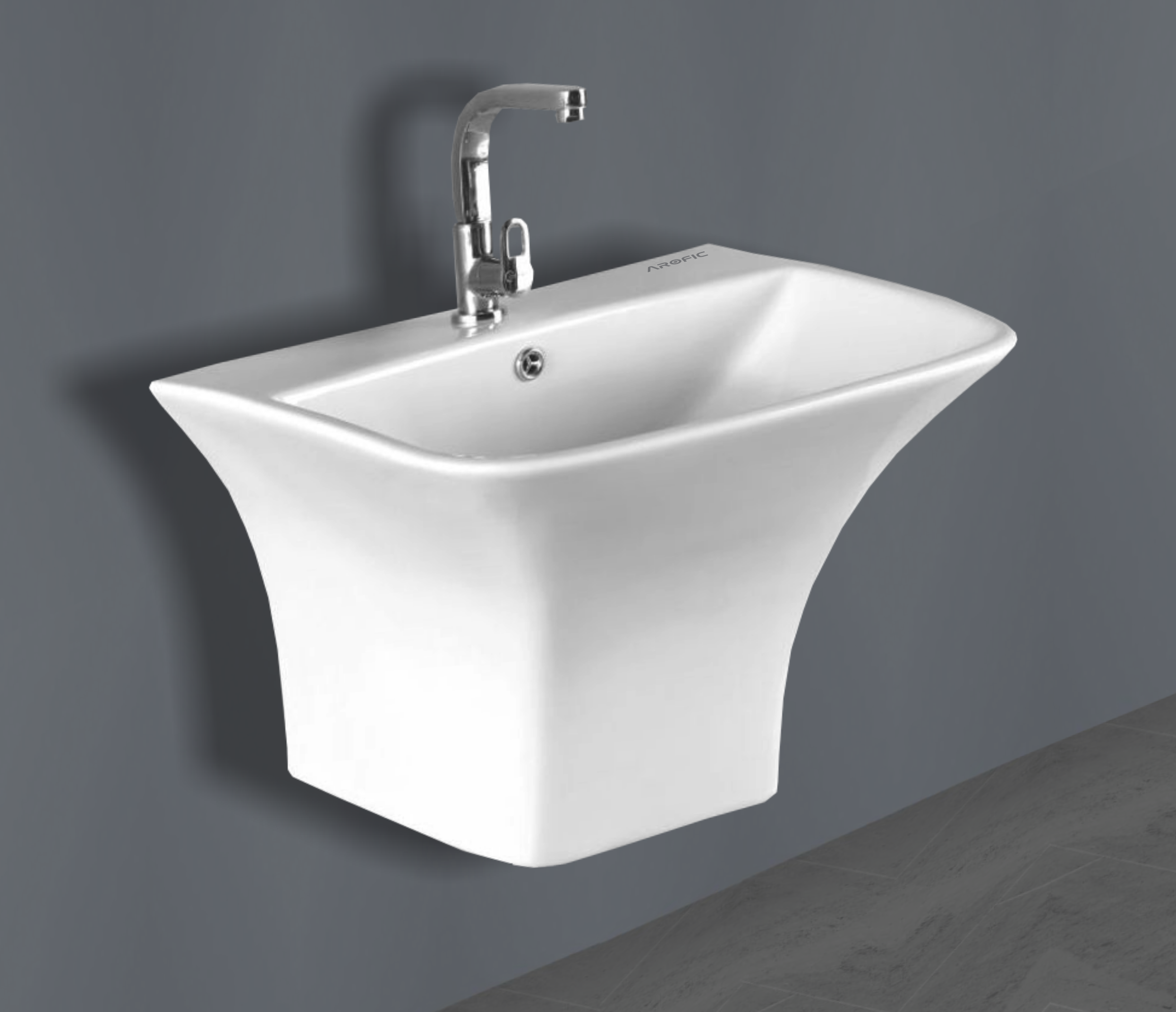LOTUS Pedestal Wash Basin – Modern Design