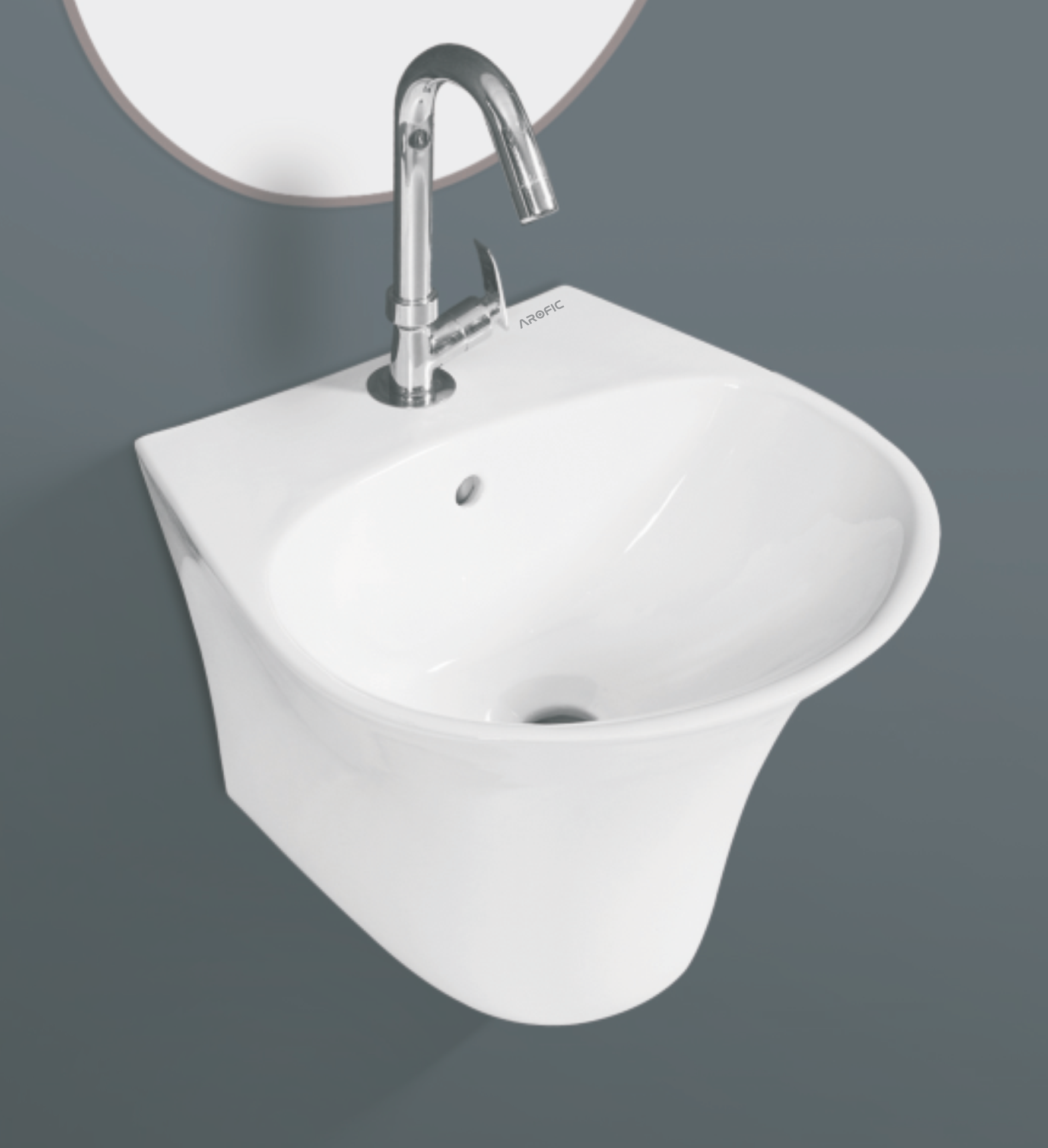 GEM Pedestal Wash Basin – Compact Design