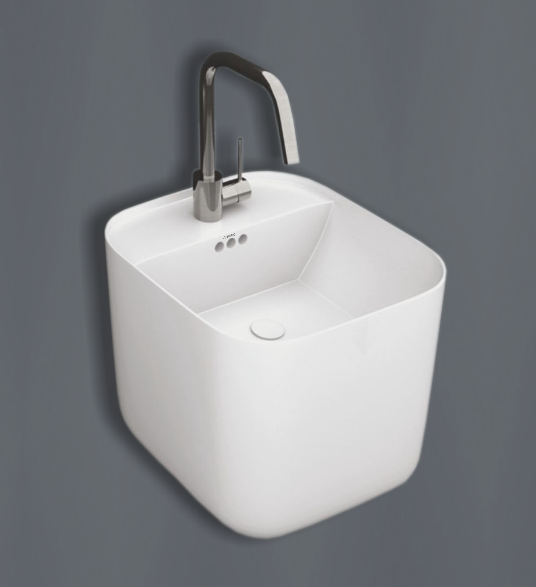 ICONIC Pedestal Wash Basin – Premium Square