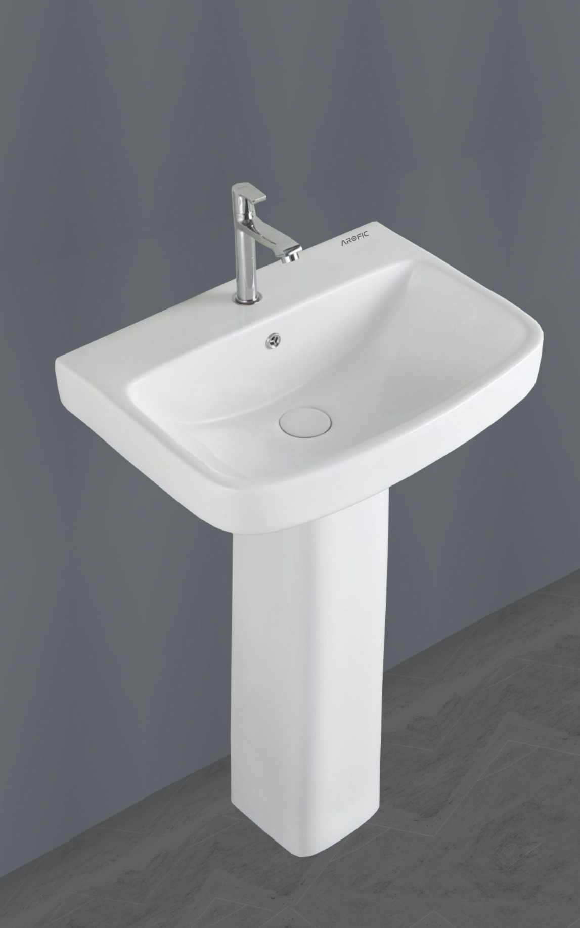 NOVA Pedestal Wash Basin – Modern Compact